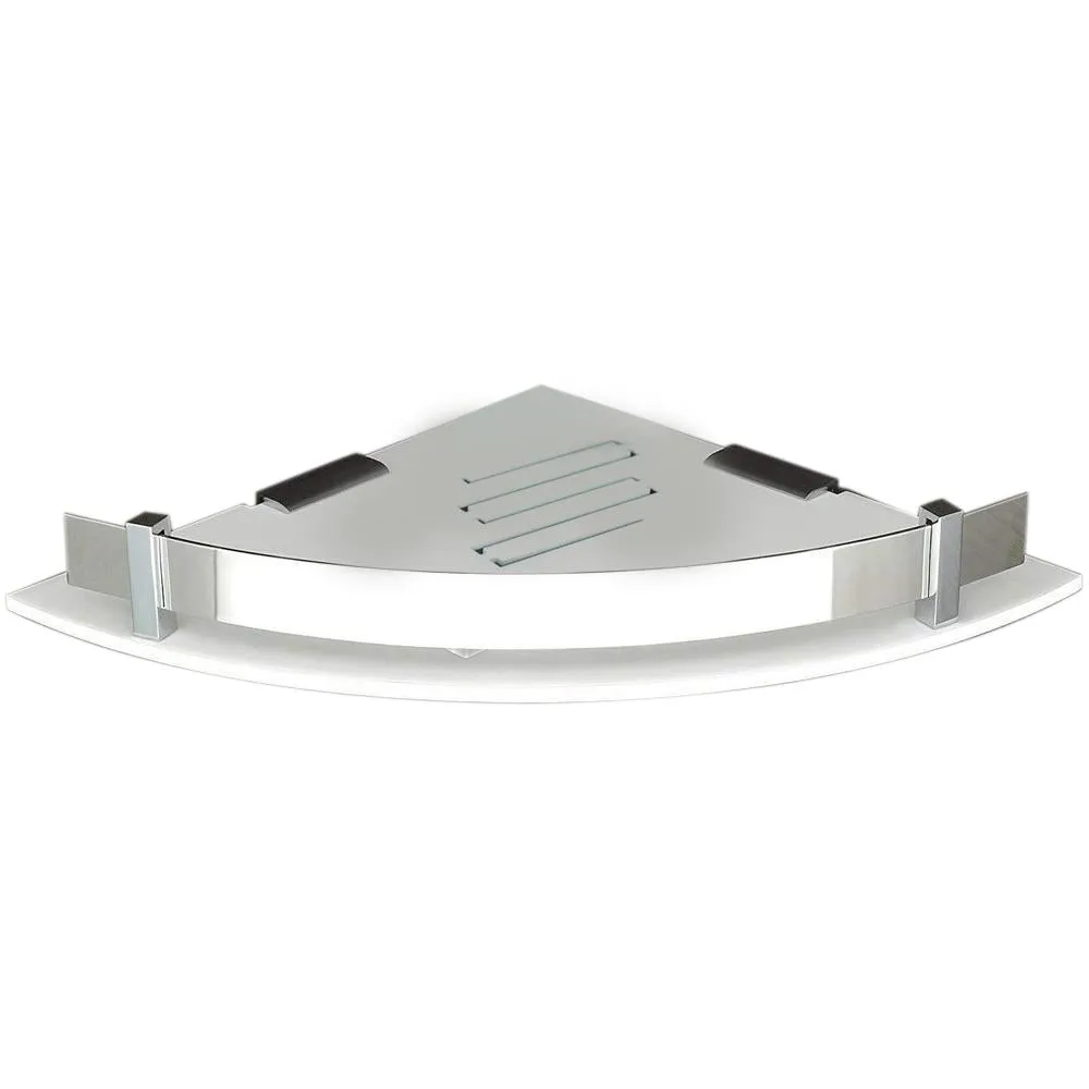 0695 Multi Purpose Corner Wall Mount Shelf - 10 x 10 Inch  (H-101)