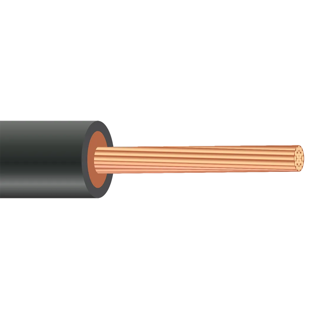 1 AWG 19/.0664 Strands PV Wire Photovoltaic Cable Single Core 2000V