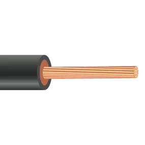 1 AWG 19/.0664 Strands PV Wire Photovoltaic Cable Single Core 2000V