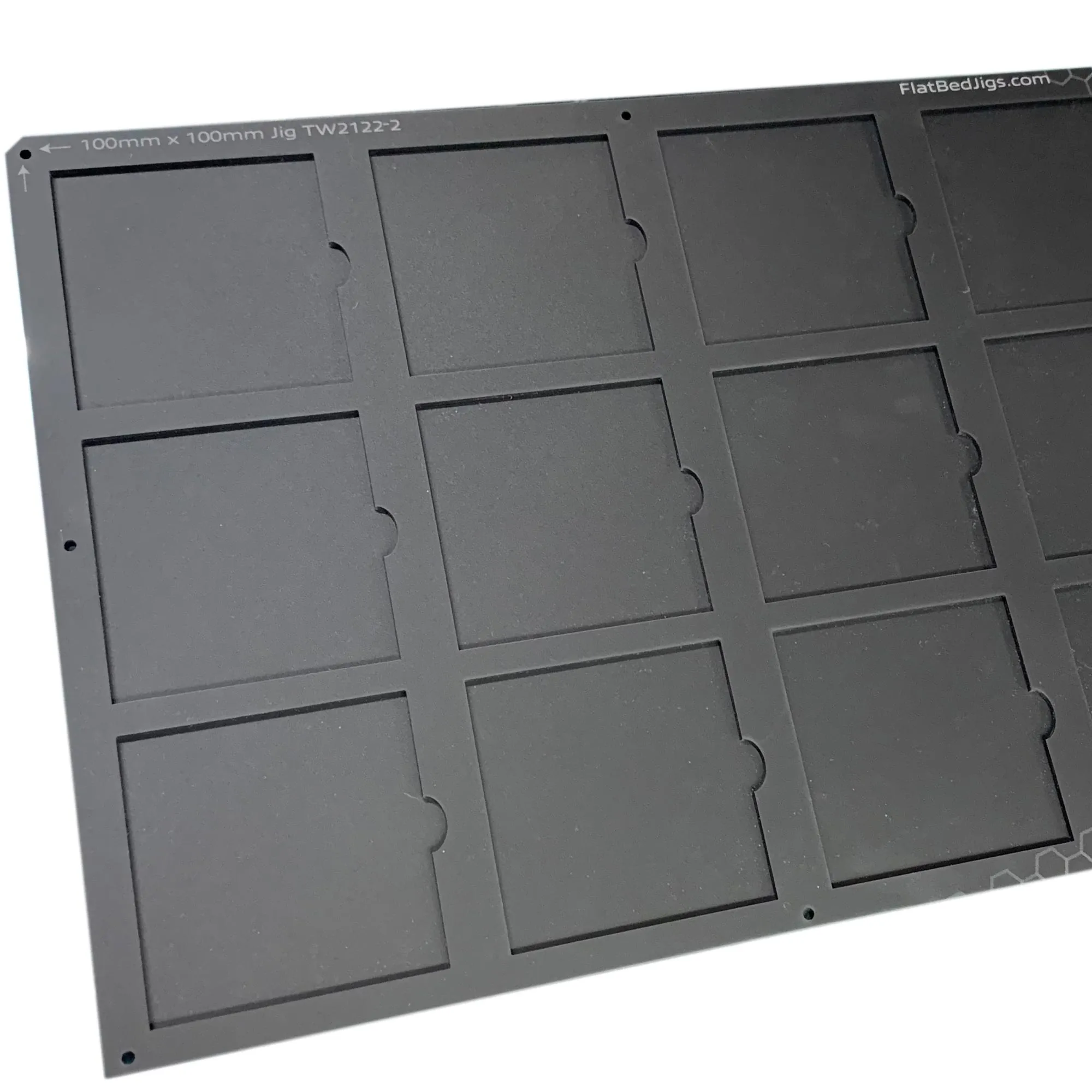 100mm / 10cm Square Printing Jig for Epson SC-V1000 Flatbed Printer (TBA Spaces)