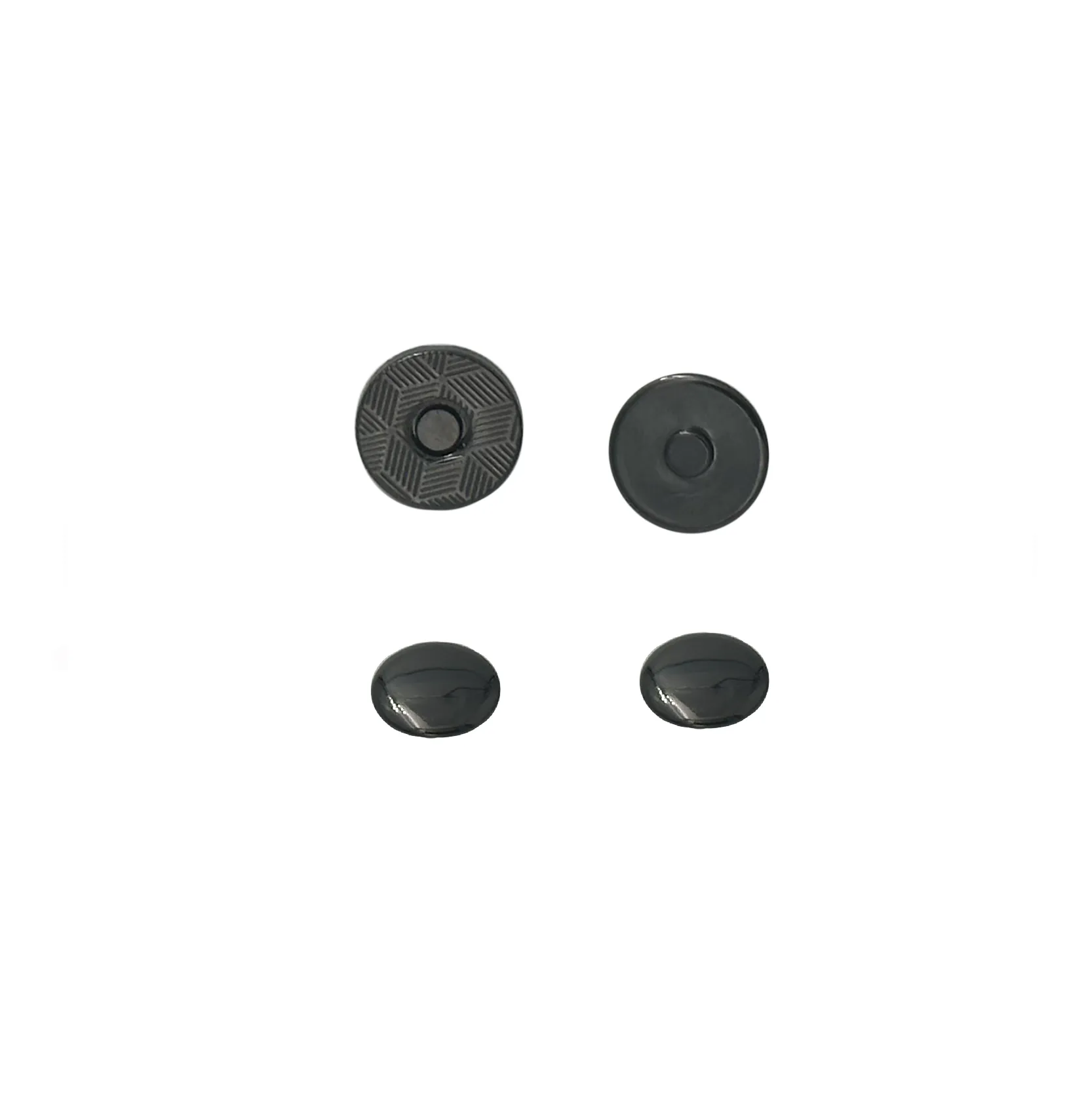 10x2mm Double Rivet Magnetic Snaps (50-sets)