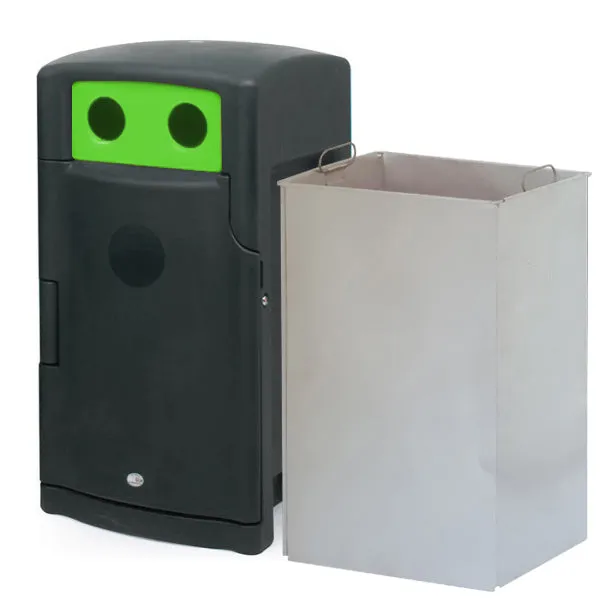 110 Litre External Bottle & Can Recycling Bin