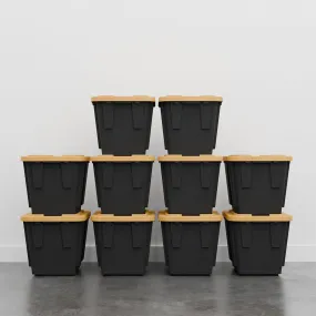 12 Gallon Storage Bins  - Set of 10
