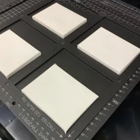 120mm / 12cm Square Printing Jig for Mimaki UJF-3042 Flatbed Printer (6 Spaces)