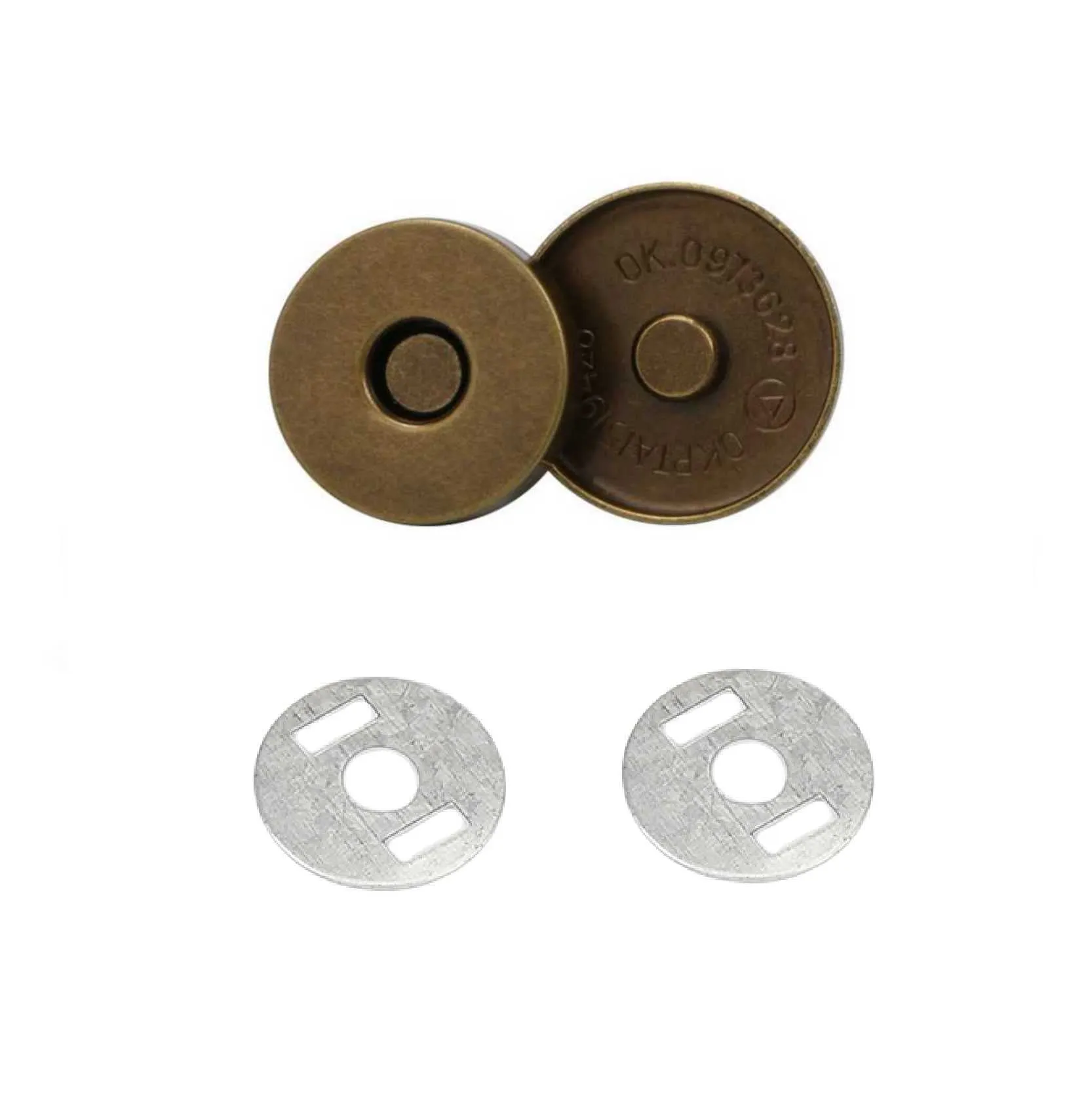 14x3.5mm Full Cover Magnetic Snaps (50-sets)