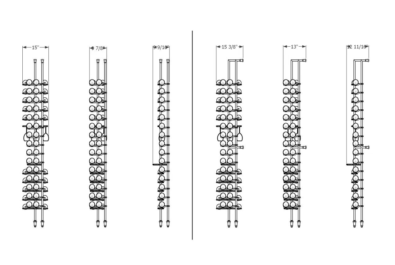 150-Bottle Lazio Wine Wall