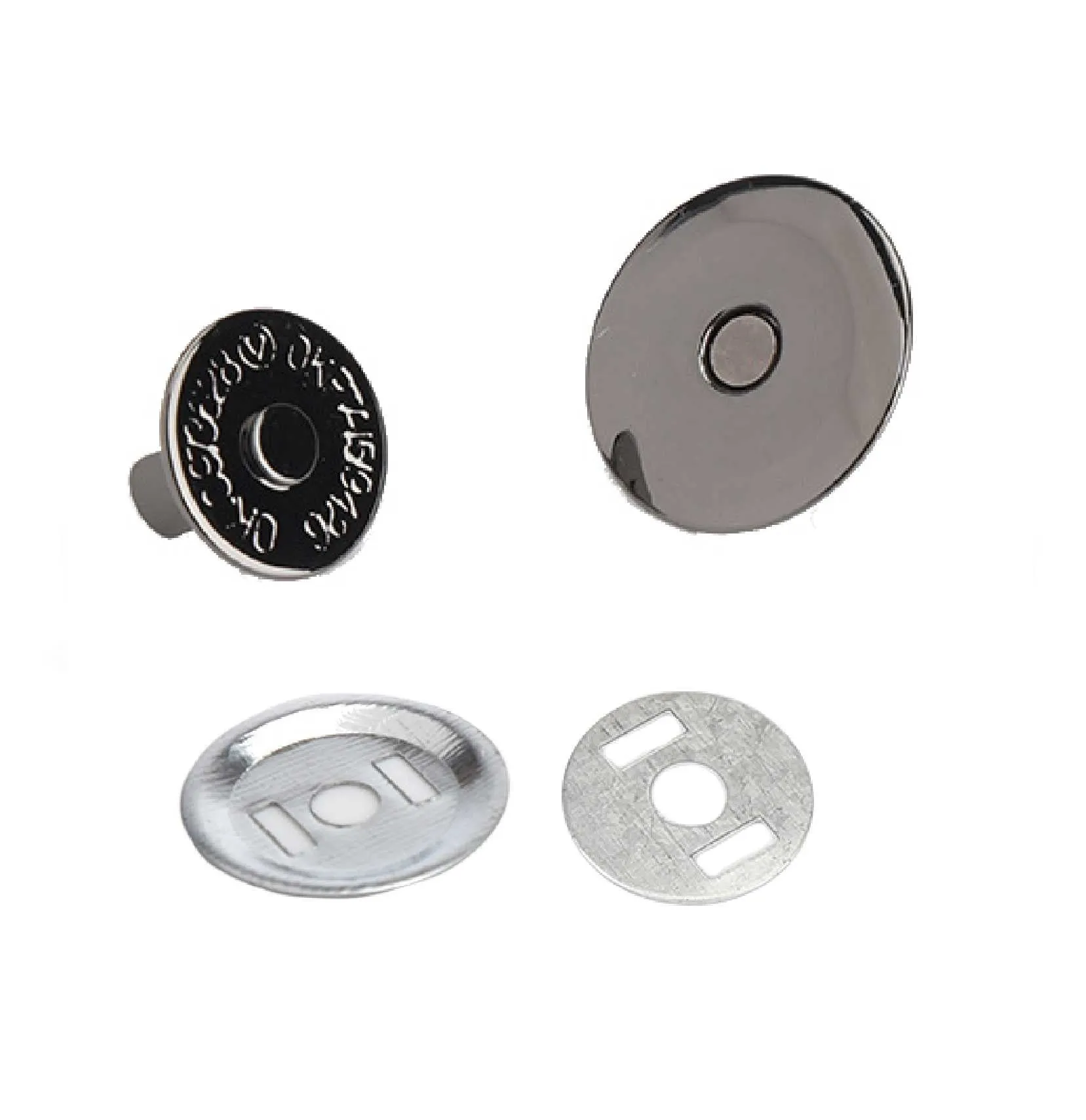 16mm Beveled Magnetic Snaps (50-sets)