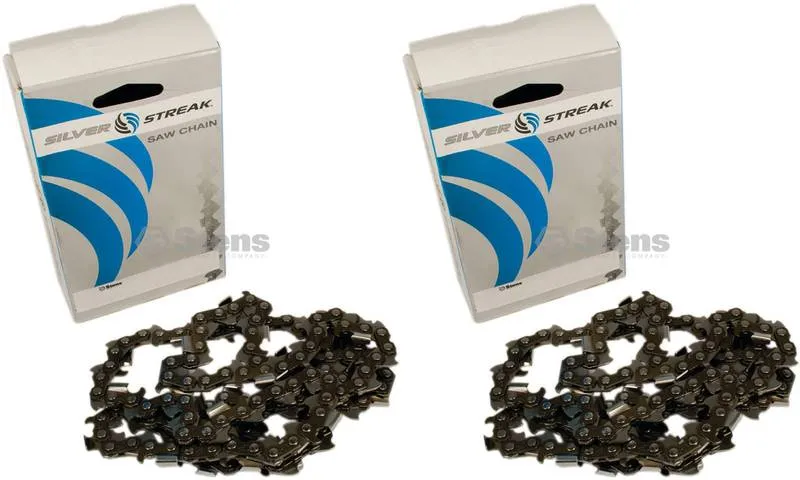 2 Pack Stens 090-3687 Chain Pre-Cut Loop 68 DL 3/8" .050 S-Chisel Standard