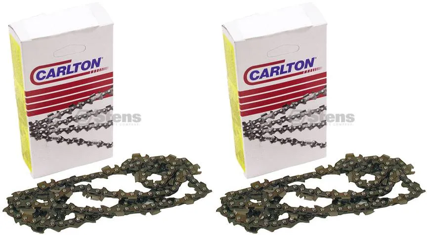 2 Pack Stens 092-360 Chain Pre-Cut Loop 60 DL 3/8" .050 Chisel Standard
