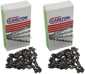 2 Pack Stens 095-362 Chain Pre-Cut Loop 62 DL 3/8" LP .050 S-Chis Reduced Ki