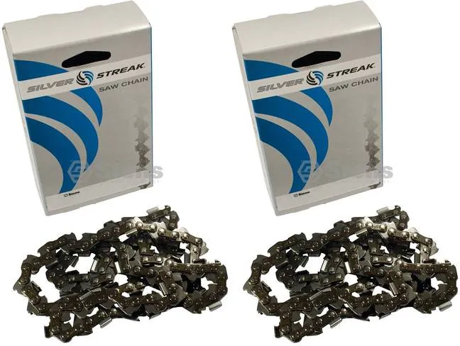 2 Pack Stens 097-3667 Chain Pre-Cut Loop 66 DL .325" .050 S-Chis Reduced Kic