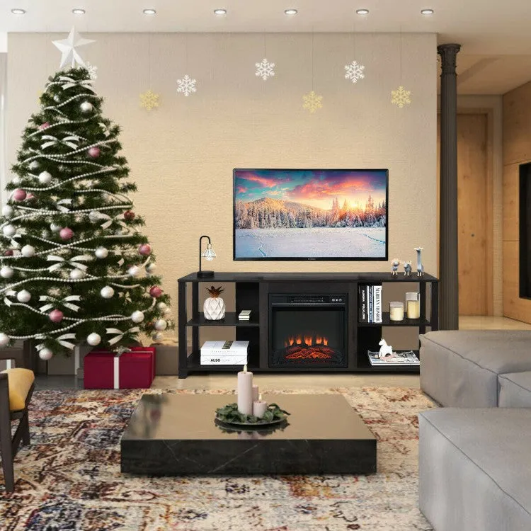 2-Tier TV Storage Cabinet Console
