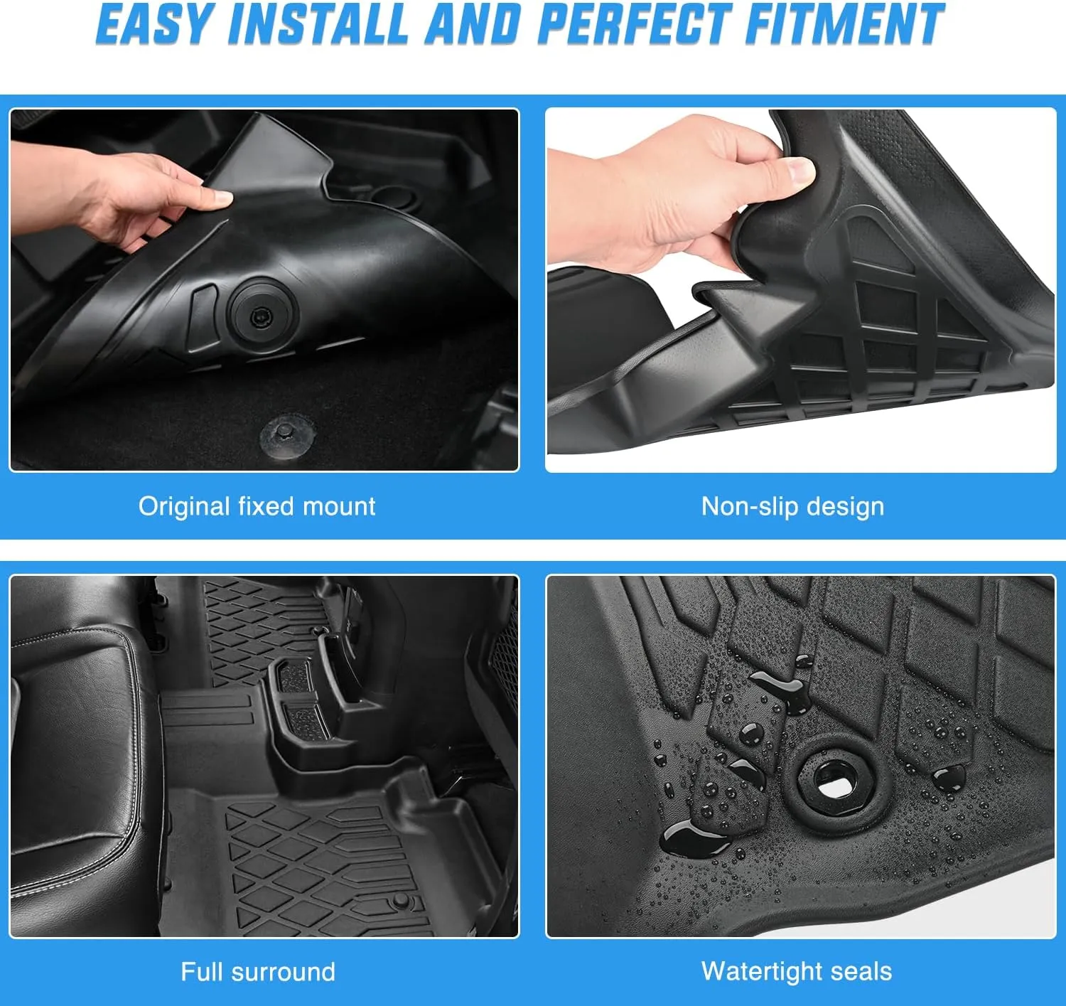 2023 2024 2025 Honda HRV TPE Floor Mats