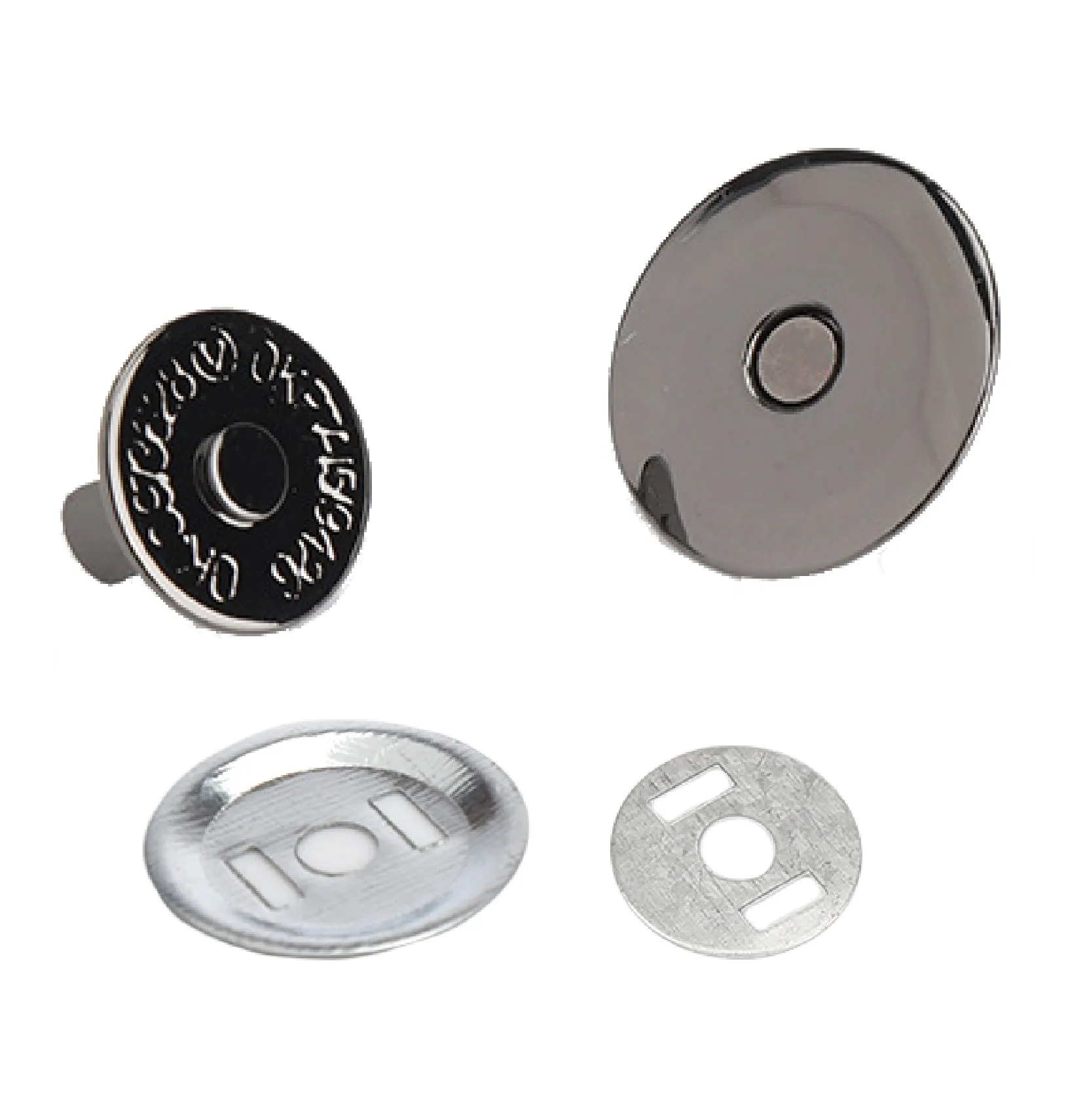 20mm Beveled Magnetic Snaps (50-sets)