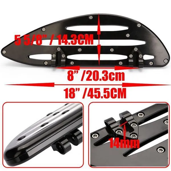 2PCS Motorcycle Foot Pegs or Gear Lever Foot Rests Pedal for