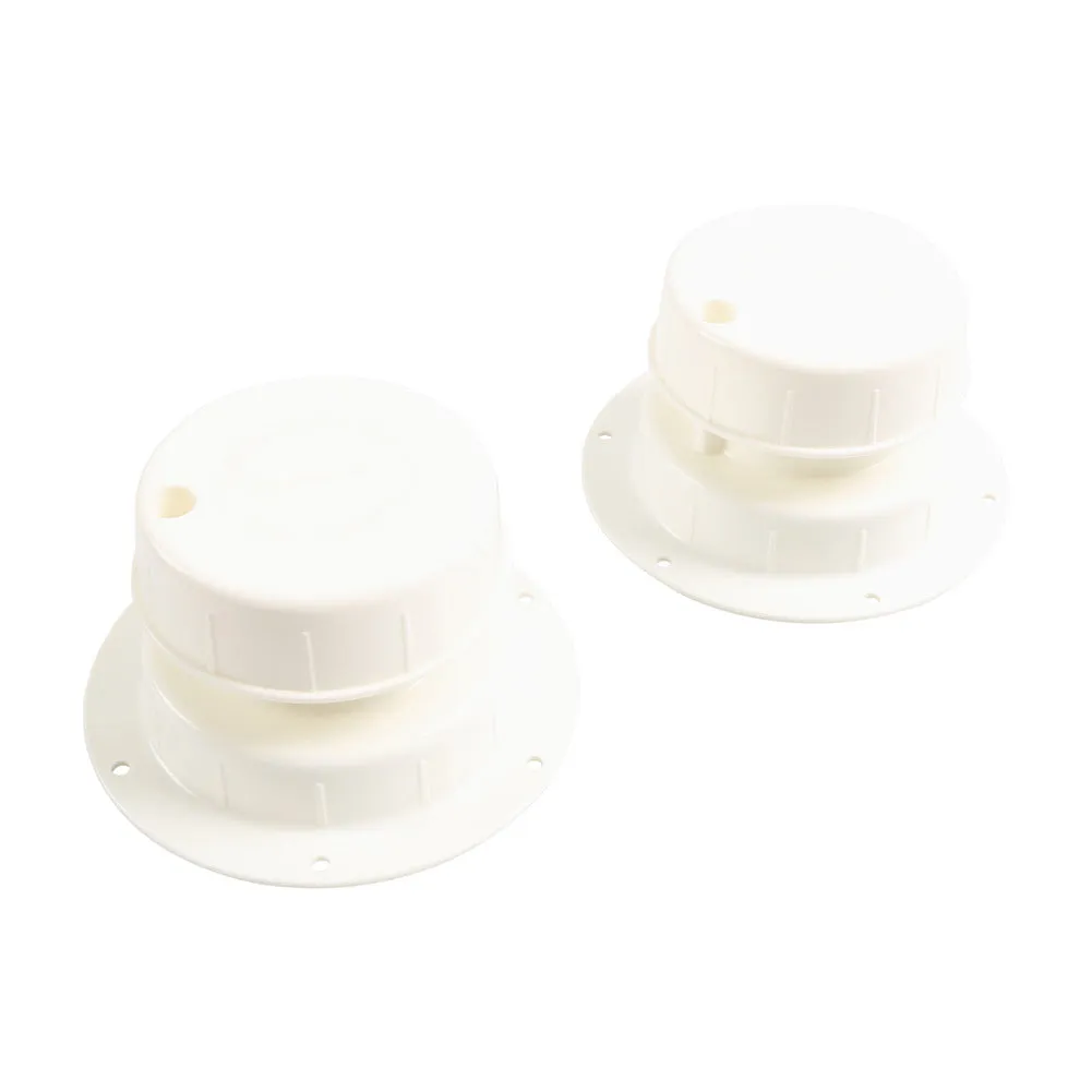 2Pcs RV Plumbing Vent Caps With Mounting Screws For 1 To 2 3/8