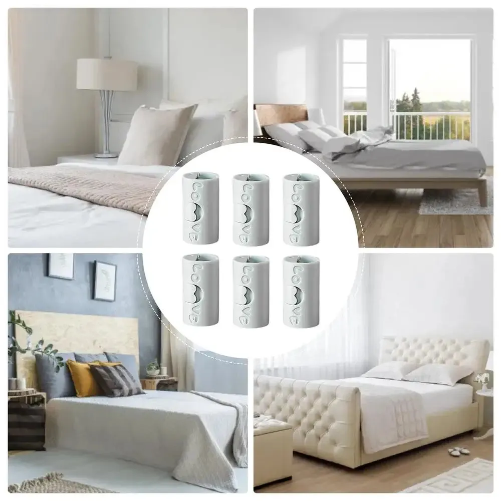 6-Pack Heavy Duty Bed Sheet Grippers, Anti-Slip Fixing Clips for Smooth Bedding