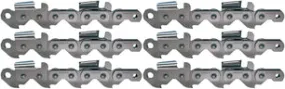 6 Pack Oregon 11BC089E 11BC Harvester Chipper Chain 3/4"