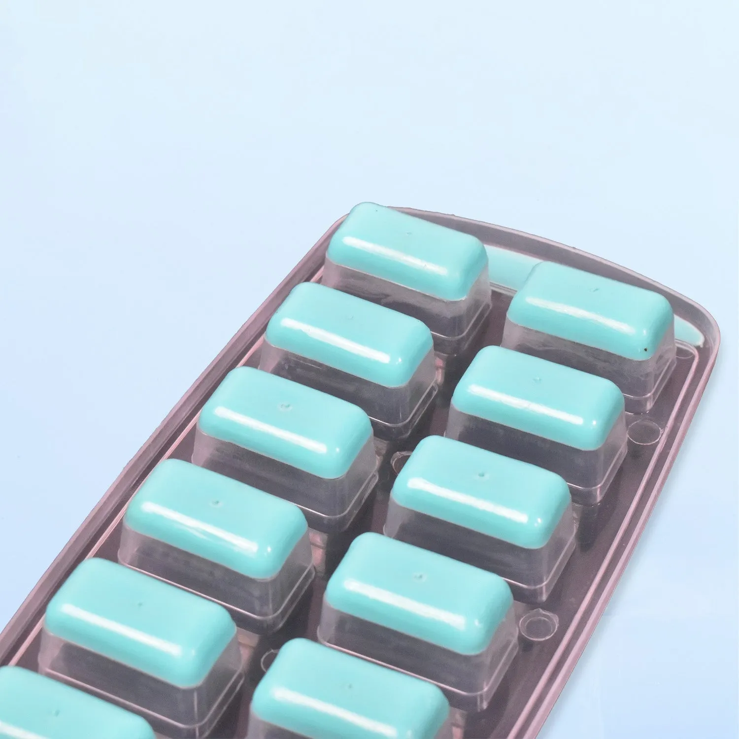 7170   12 Grid Silicon Ice cubes Making Tray Food Grade Square Ice Cube Tray | Easy Release Bottom Silicon Tray