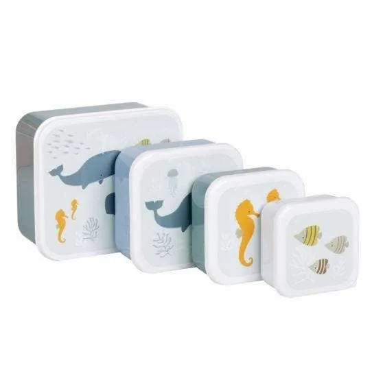 A Lovely Little Company - Lunch & Snack Box Set: Ocean