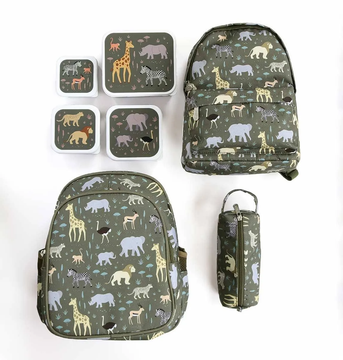 A Lovely Little Company - Lunch & Snack Box Set: Savanna