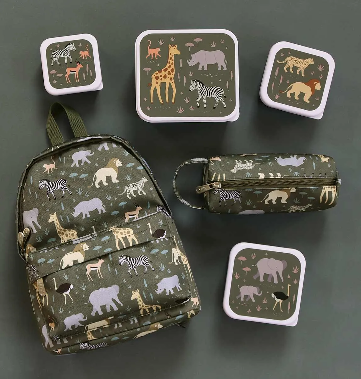 A Lovely Little Company - Lunch & Snack Box Set: Savanna