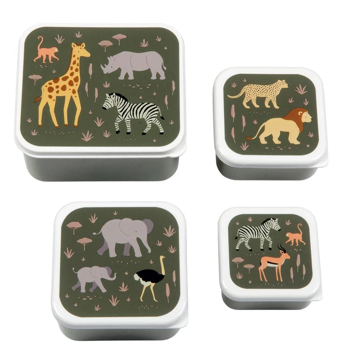 A Lovely Little Company - Lunch & Snack Box Set: Savanna