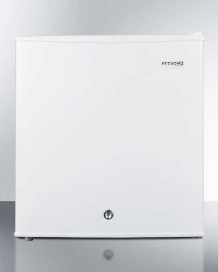 Accucold Compact Refrigerator-Freezer with Front-Mounted Lock - S19LWH