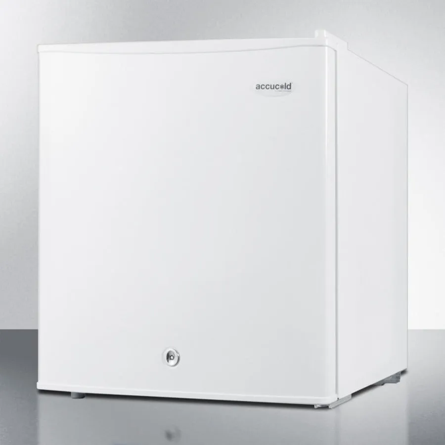 Accucold Compact Refrigerator-Freezer with Front-Mounted Lock - S19LWH