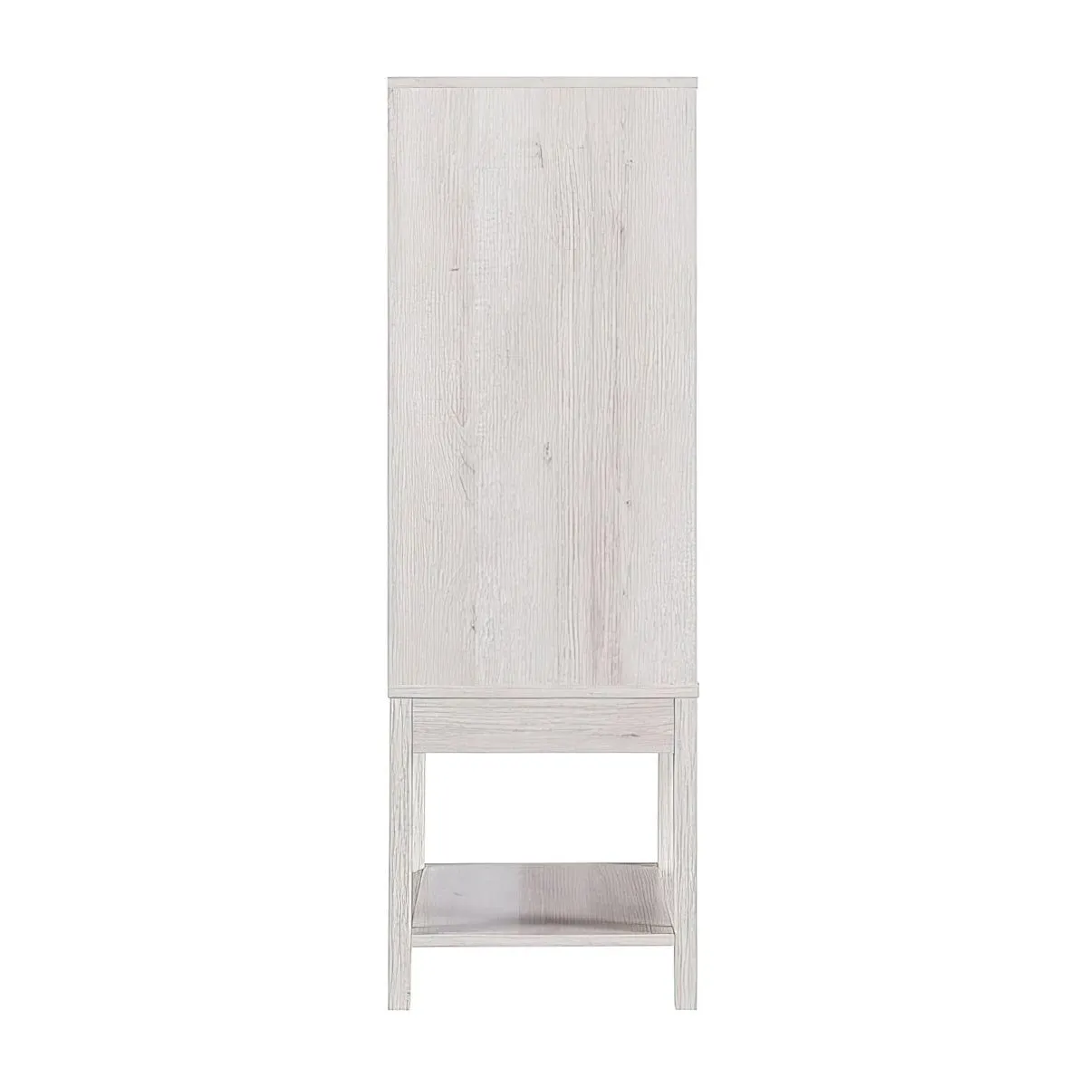 Allison Farmhouse Wood Multi-Storage Wine Cabinet