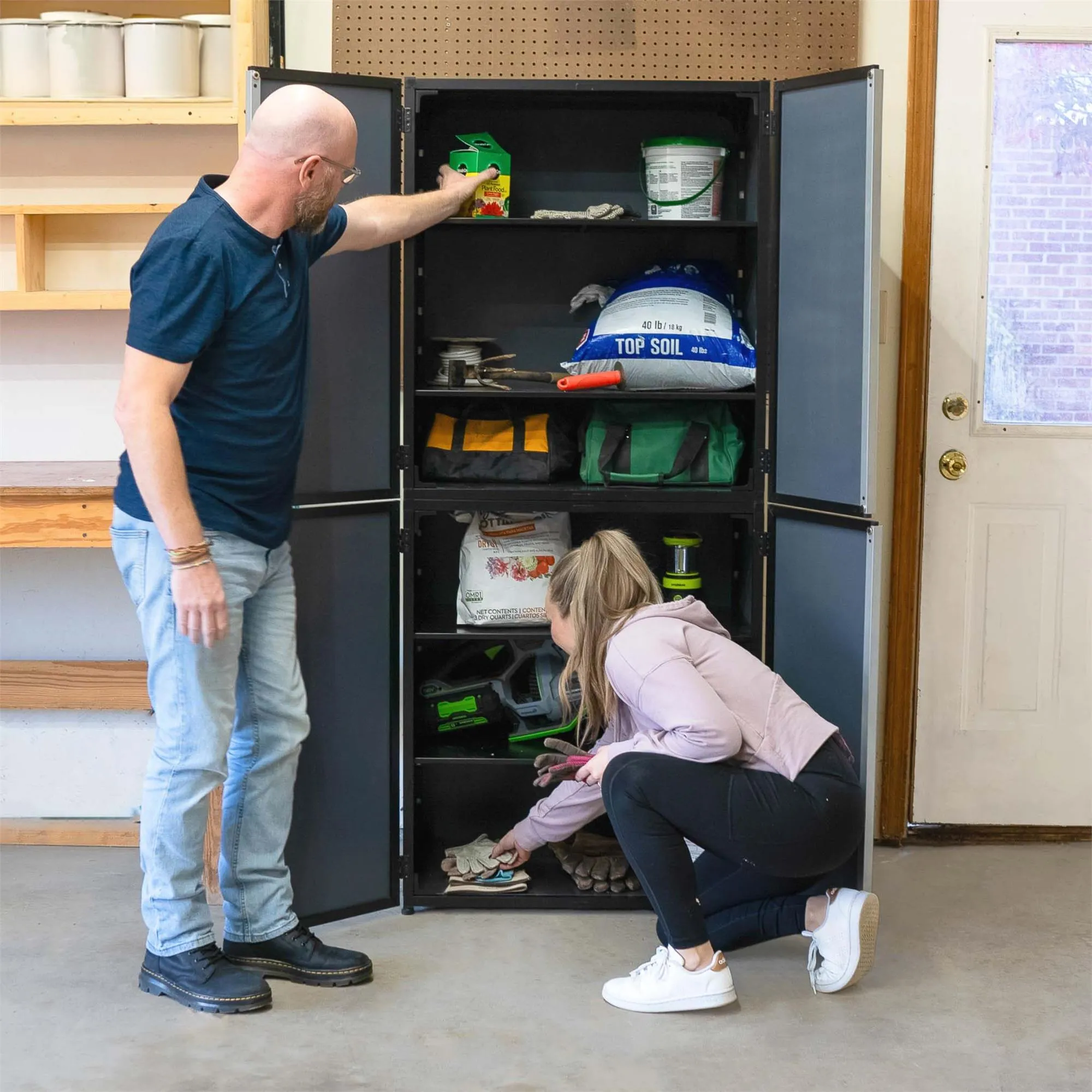 Aluminum Garage Freestanding Cabinet