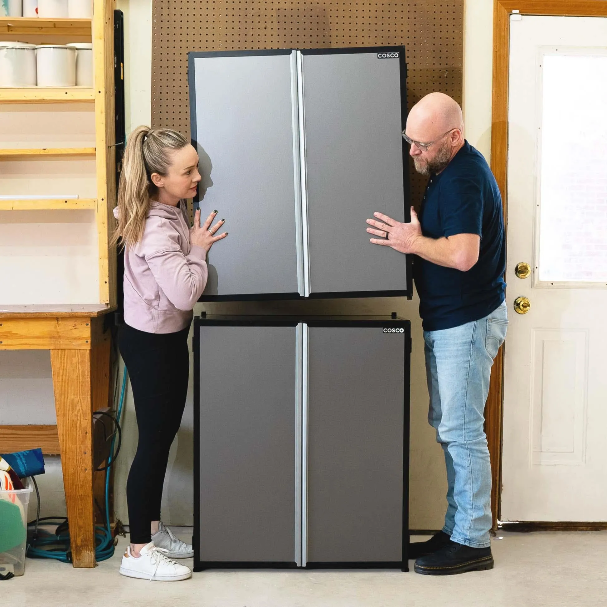 Aluminum Garage Freestanding Cabinet