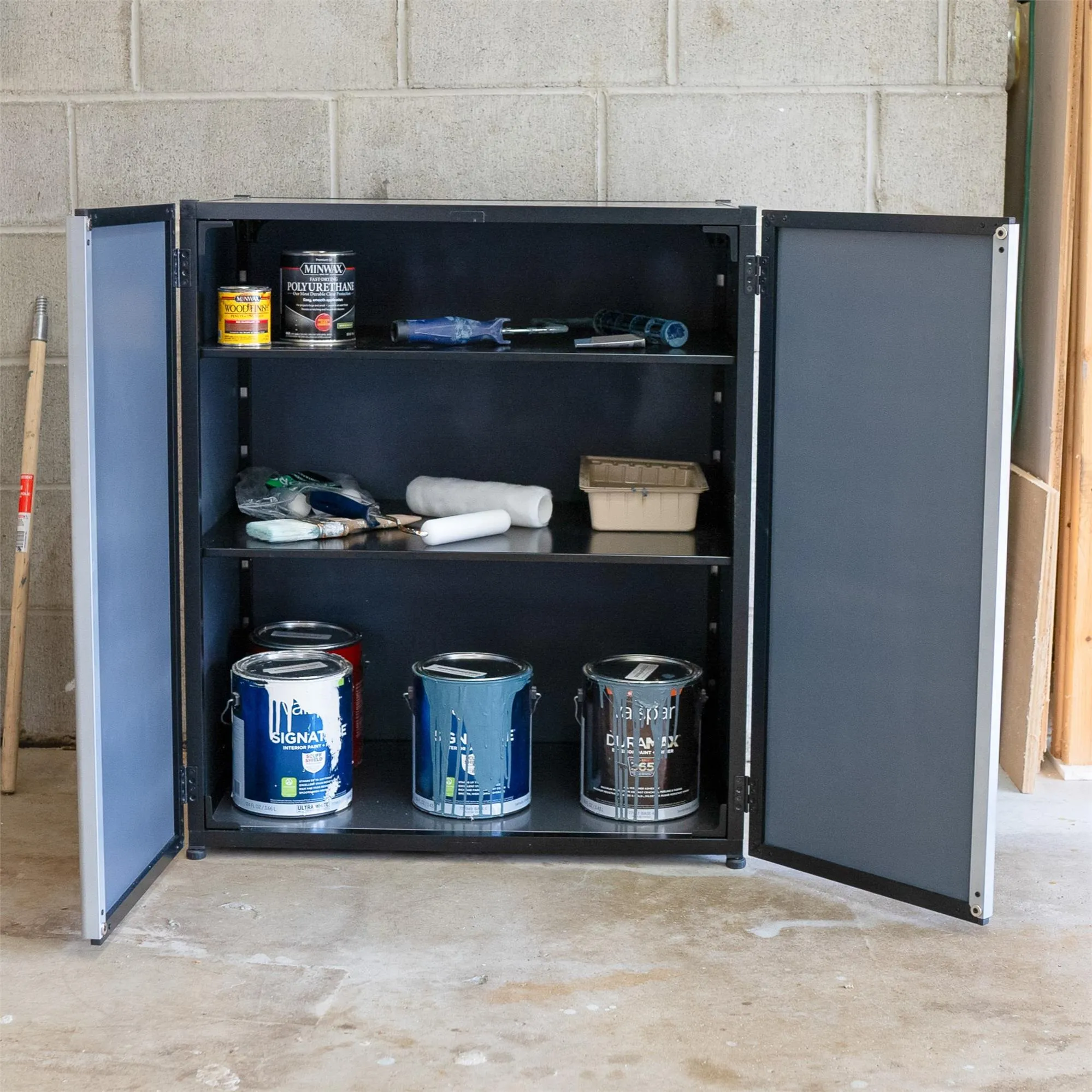 Aluminum Garage Freestanding Cabinet
