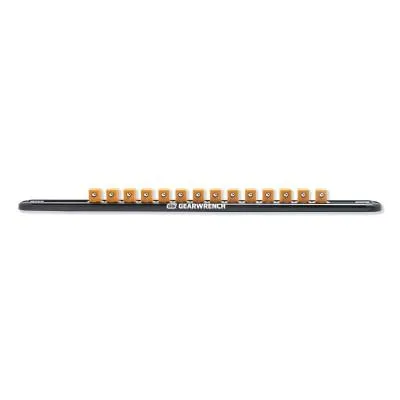 Apex Tool Group 1/2" Drive Magnetic Socket Rail Includes 14 Clips, 83128