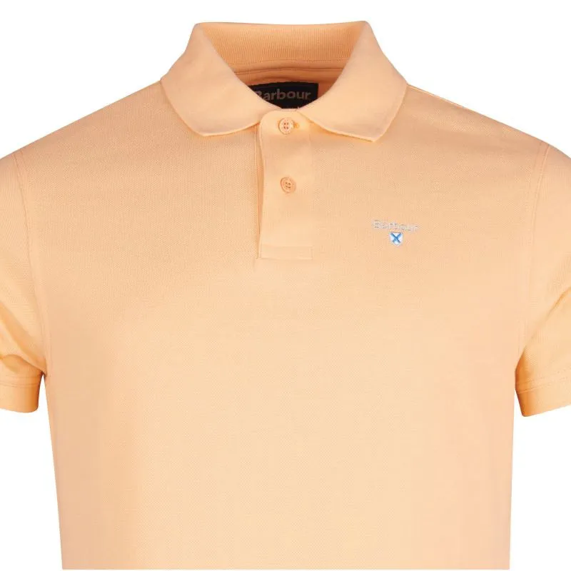 Barbour Sports Mens Polo Shirt - Coral Sands