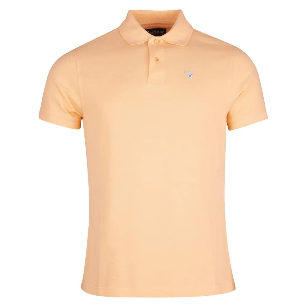 Barbour Sports Mens Polo Shirt - Coral Sands
