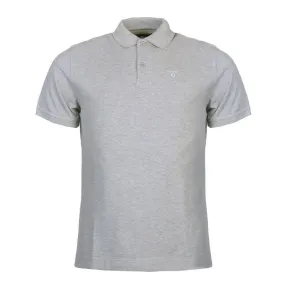 Barbour Sports Polo Mens Shirt - Grey Marl