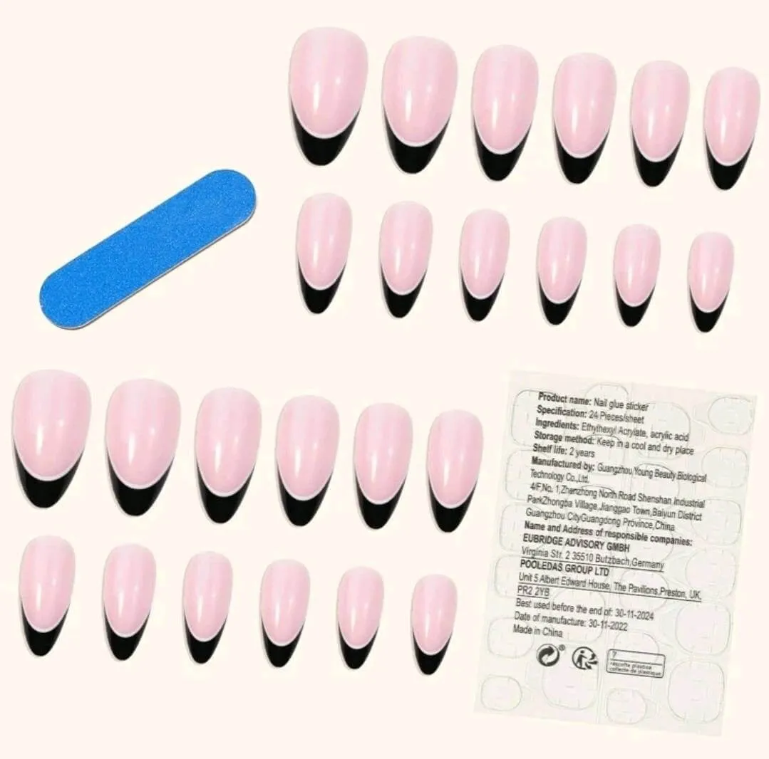 Beauty - Nails - black oval