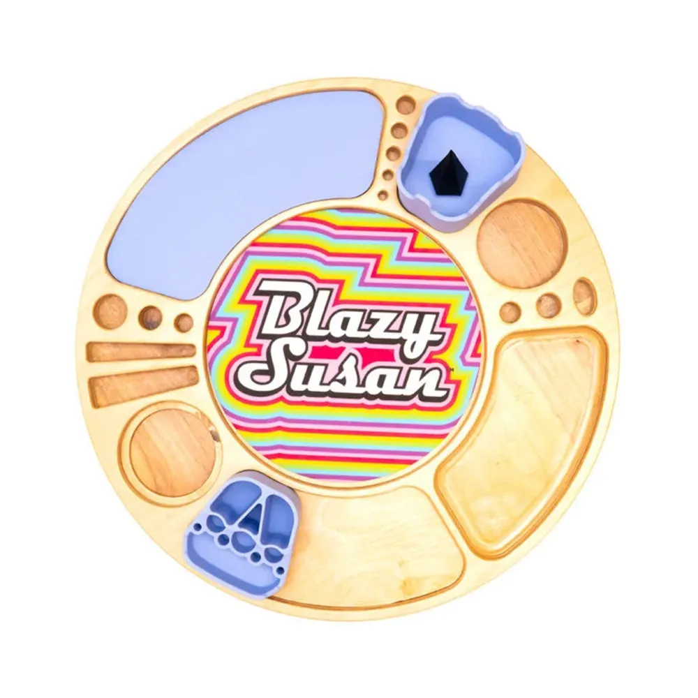 Blazy Susan Spinning Rolling Tray - 5 Piece Set