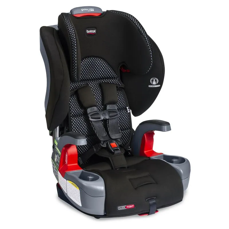 Britax Grow With You ClickTight Booster Seat (Cool Flow Grey)