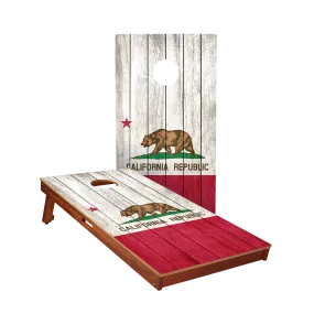 California Bear Flag Sig Pro Cornhole Boards