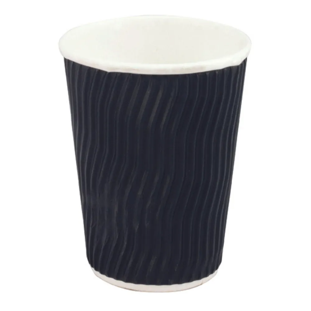Capri Coolwave Takeaway Double Wall Coffee Cup Black 12oz
