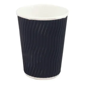 Capri Coolwave Takeaway Double Wall Coffee Cup Black 12oz