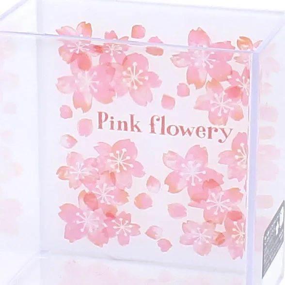 Cherry Blossom Clear Pen / Pencil Holder