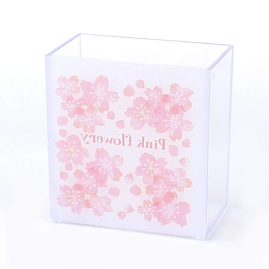 Cherry Blossom Clear Pen / Pencil Holder