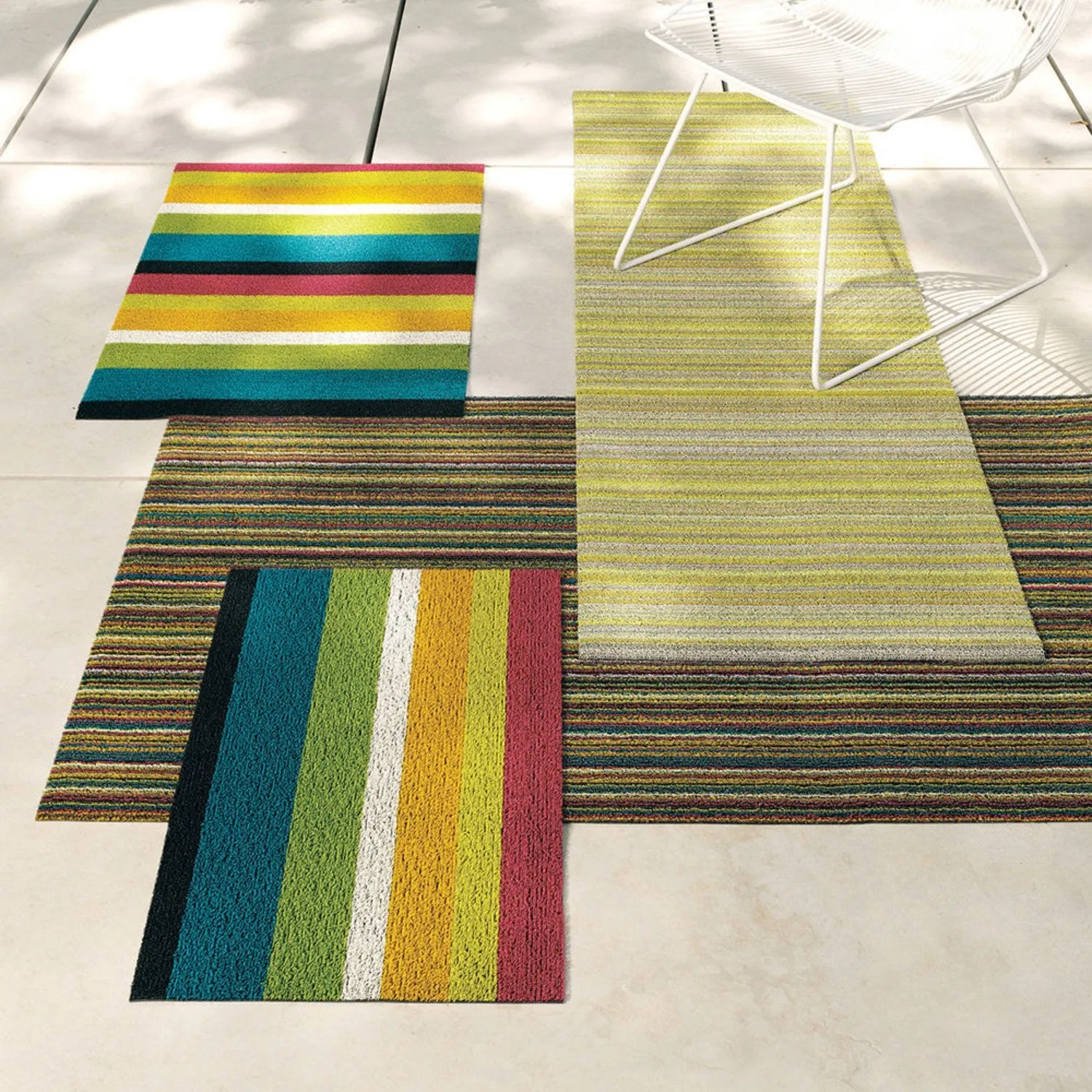 chilewich | large doormat 61x91cm (24x36") | bold stripe multi