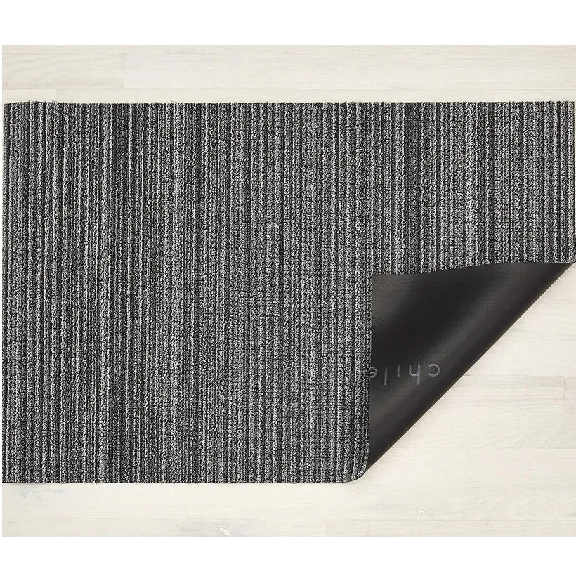 Chilewich Shag Skinny Stripe Floormat Shadow