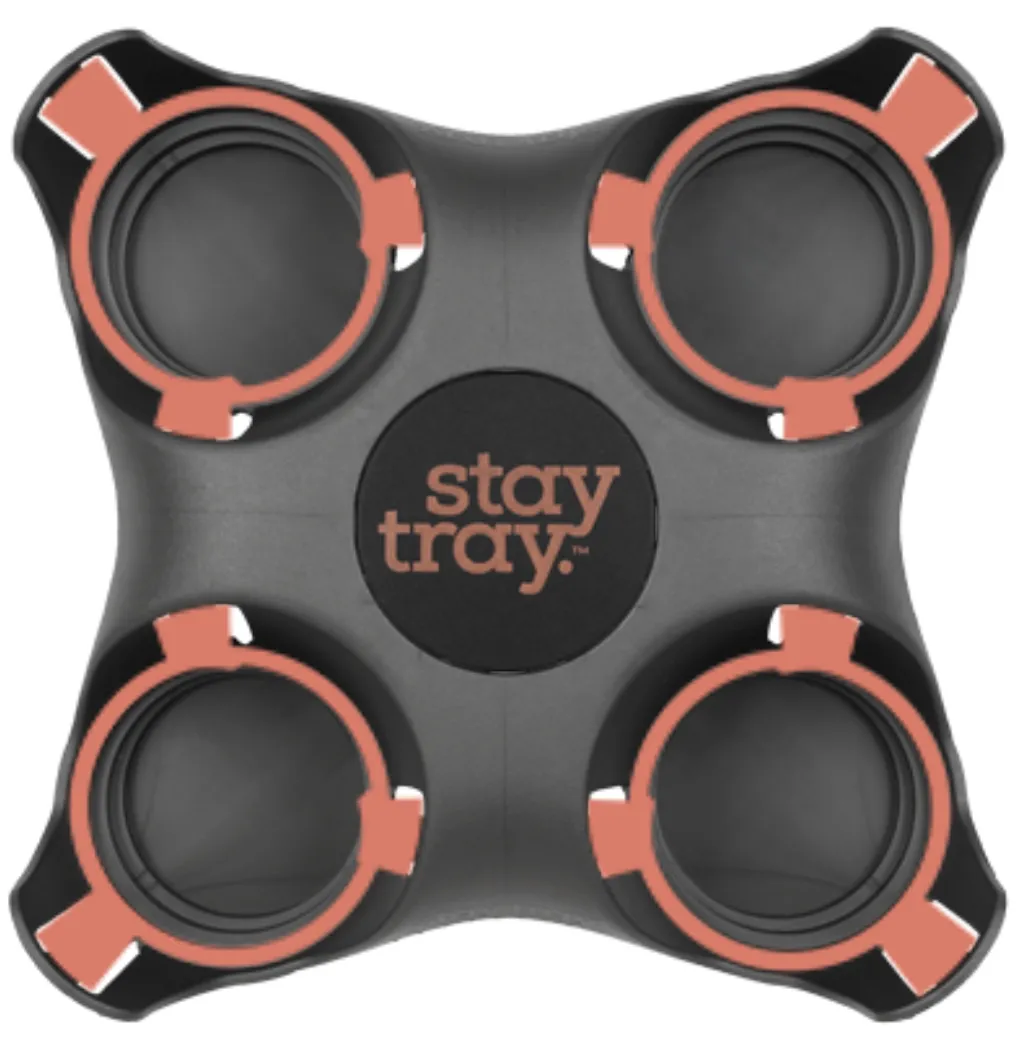 Classic Stay tray 4 Cup Reusable Drinks Tray