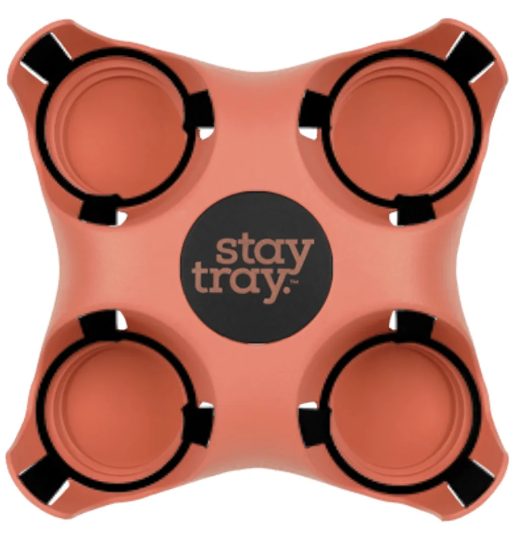 Classic Stay tray 4 Cup Reusable Drinks Tray