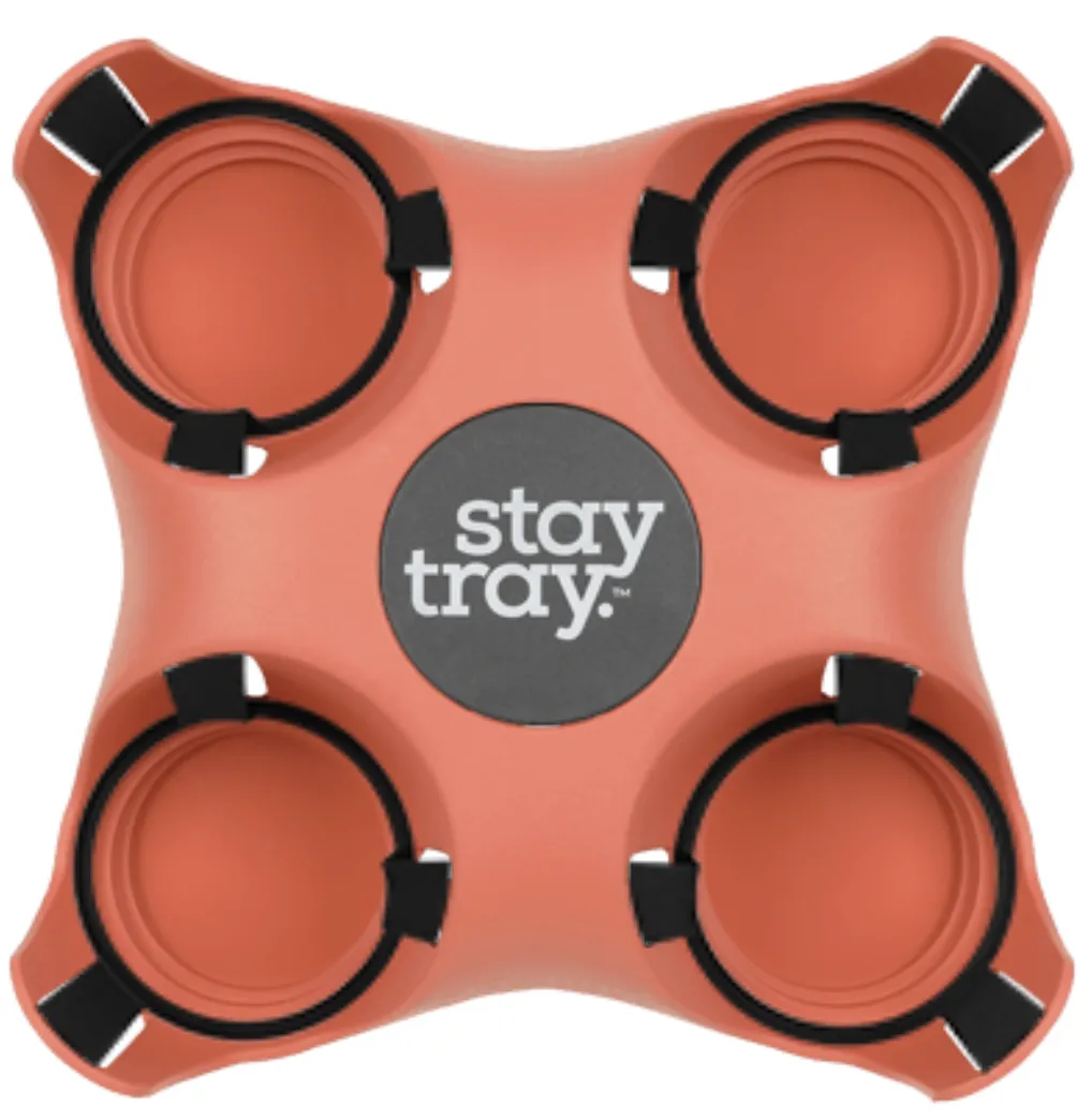 Classic Stay tray 4 Cup Reusable Drinks Tray